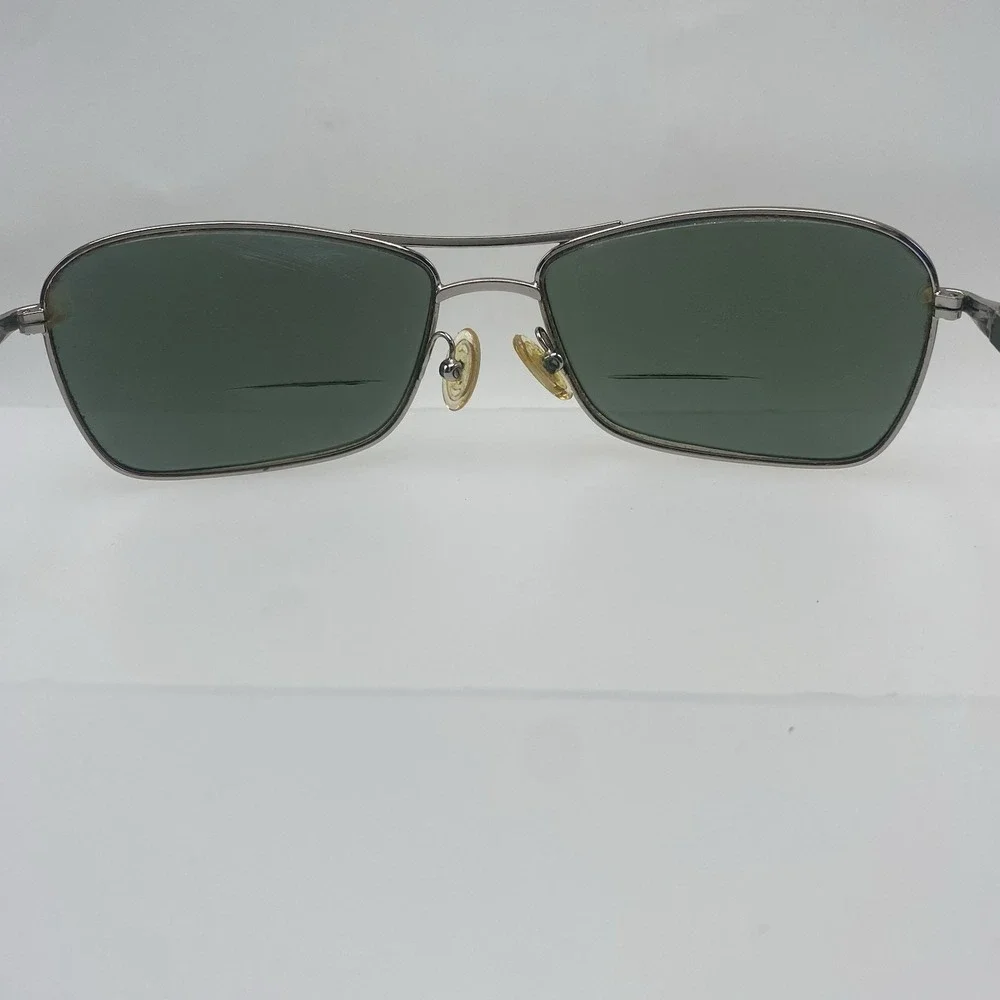 Anne Klein Sunglasses Women FRAME ONLY AK4124 58-16-130 Silver Brown 691 - Picture 9 of 16